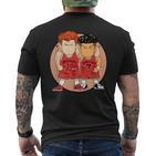 Hanamichi Sakuragi And Kaede Rukawa T-Shirt mit Rückendruck