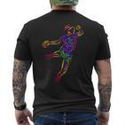 Handballer Handball Athletes Handball T-Shirt mit Rückendruck