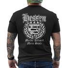 Hessen Heimat Patriot T-Shirt mit Rückendruck