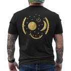 Himmelsscheibeon Nebra Only Gold T-Shirt mit Rückendruck