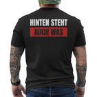 Hinten Steht Auch Was S T-Shirt mit Rückendruck