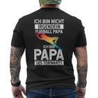 Ich Bin Nicht Irgendein Fußball Papa Ich Bin Dad Des Goalkeeper T-Shirt mit Rückendruck