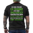 Ich Bin Stolzer Co-Trainer T-Shirt mit Rückendruck