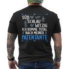 Ich Komme Totallnach Meiner Patentante Godson T-Shirt mit Rückendruck