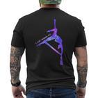 Ich Wanna Einfach Fliegen Aerial Stars Silks Aerialist Aerial Yoga T-Shirt mit Rückendruck