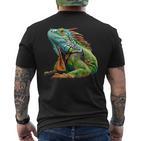 Iguana T-Shirt mit Rückendruck