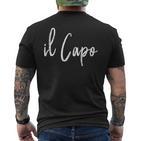 Il Capo Italian The Boss T-Shirt mit Rückendruck