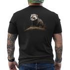 Iltise Waldiltis Puppy Ratz Forest Fiss Iltis T-Shirt mit Rückendruck