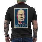 Klaus Schwab Nö T-Shirt mit Rückendruck