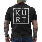 Kurt Minimalism T-Shirt mit Rückendruck