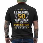 Legende 50 Jahre Zur Perfektion Gereift 50Th Birthday T-Shirt mit Rückendruck