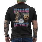 Lesbians Eat What Lesbians Eat What T-Shirt mit Rückendruck