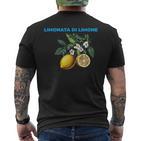 Limonata Di Limoneintage Lemon Lemonade Summer T-Shirt mit Rückendruck