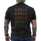 Love Heart Adele GrungeVintage Style Adele S T-Shirt mit Rückendruck