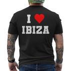 I Love Ibiza T-Shirt mit Rückendruck