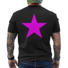 Magenta Star Onarious Colours T-Shirt mit Rückendruck