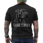 Majestic Cane Corso Portraits T-Shirt mit Rückendruck