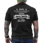 Malinois Nur Die Elite Belgian Malinois T-Shirt mit Rückendruck