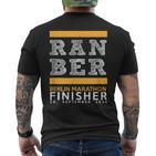 Marathon Berlin 2024 Finisher T-Shirt mit Rückendruck