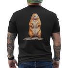 Marmot For A Marmot Lover Marmot Fan T-Shirt mit Rückendruck