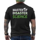 Master Of Science Uni Graduation Master T-Shirt mit Rückendruck