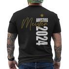 Meister 2024 Aufsteiger Champion Team Football Fun T-Shirt mit Rückendruck