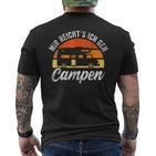 Mir Reichts Ich Geh Campen Camper Camping T-Shirt mit Rückendruck