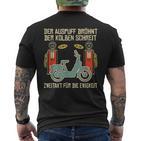 Moped Driver Moped Scooter Moped 2-Stroke Moped T-Shirt mit Rückendruck