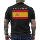 Nadalcaraz With Spain Flag T-Shirt mit Rückendruck