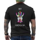 Nö Einfach Nö Unicorn T-Shirt mit Rückendruck