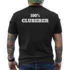 Nuremberg 100 Cluberer Fans Football Red T-Shirt mit Rückendruck