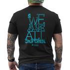 We Are All One Team T-Shirt mit Rückendruck