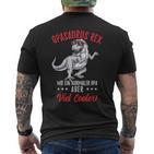 Opasaurus Rex Opaatertag T-Shirt mit Rückendruck