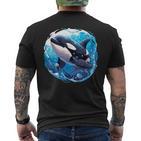 Orcas Orca T-Shirt mit Rückendruck