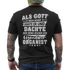 Organist T-Shirt mit Rückendruck