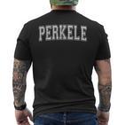 Perkele Finland Perkele Suomi T-Shirt mit Rückendruck