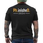 Phd Fertig PhD Graduate T-Shirt mit Rückendruck