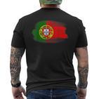 Portugal Flag Portugal Fan Item Jersey Em 2024 T-Shirt mit Rückendruck