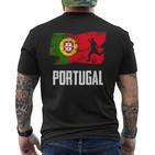 Portugal Flag Jersey Portuguese Soccer Team Portuguese T-Shirt mit Rückendruck