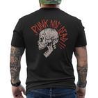 Punks Not Dead -Intage Grunge Punk Is Not Dead Rock S T-Shirt mit Rückendruck