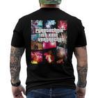 With Pyrotechnik Ist Keinerkommen Fire T-Shirt mit Rückendruck