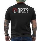 Qrz Amateur Radio T-Shirt mit Rückendruck