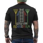 Rechenzentrum Garden Tools Rake Ladder Garden T-Shirt mit Rückendruck