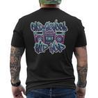 Retro Old School Hip Hop Graffiti Cassette 80S 90S T-Shirt mit Rückendruck