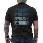 Retrointage Sailing Boat Sailing Ship Sailor T-Shirt mit Rückendruck