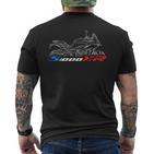 S1000xr Motorcycle Adv Driver T-Shirt mit Rückendruck