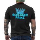 Schlagerprinz Schlager Prince Hammer Music T-Shirt mit Rückendruck