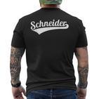 Schneider T-Shirt mit Rückendruck