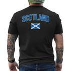 Scotland Flag Of Scotland Classic T-Shirt mit Rückendruck