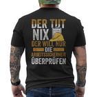 Sifa Fachkraft Der Tut Nix S T-Shirt mit Rückendruck